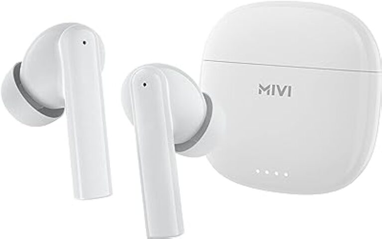 Mivi DuoPods A550 Wireless Earbuds (White)
