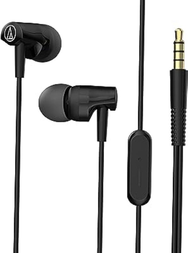 Audio-Technica CLR100iS In-Ear Earphones (Black)