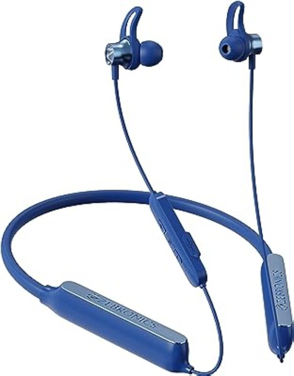 Zebronics Jumbo Bluetooth Wireless Neckband (Blue)