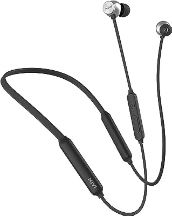 Mivi Collar Flash Pro Bluetooth Earphones - Black