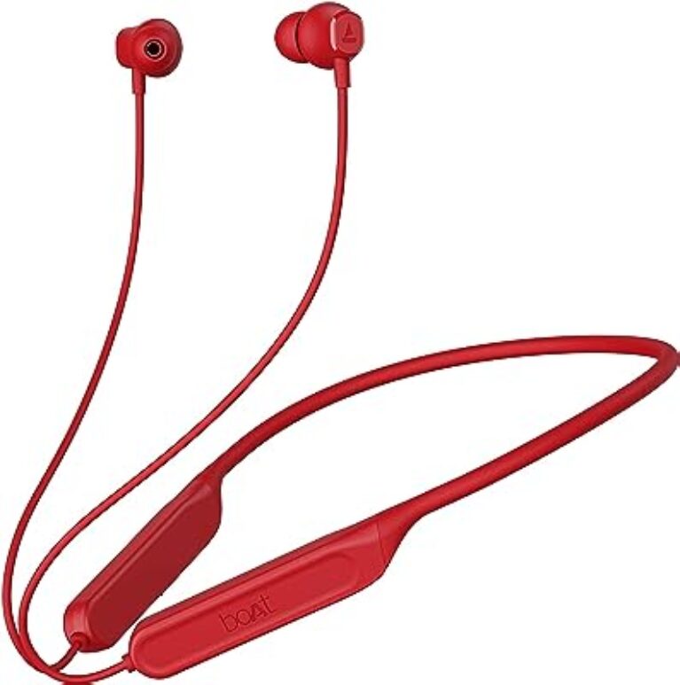 boAt Rockerz 378 Bluetooth Neckband (Vibrant Red)