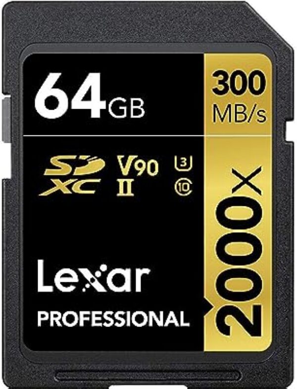 Lexar 2000x 64GB SDXC UHS-II/U3 Reader