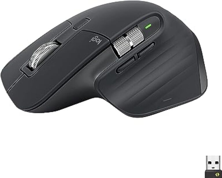 Renewed Logitech MX Master 3S Wireless Performance Mouse Graphite