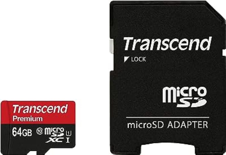 Transcend 64GB MicroSDXC Memory Card