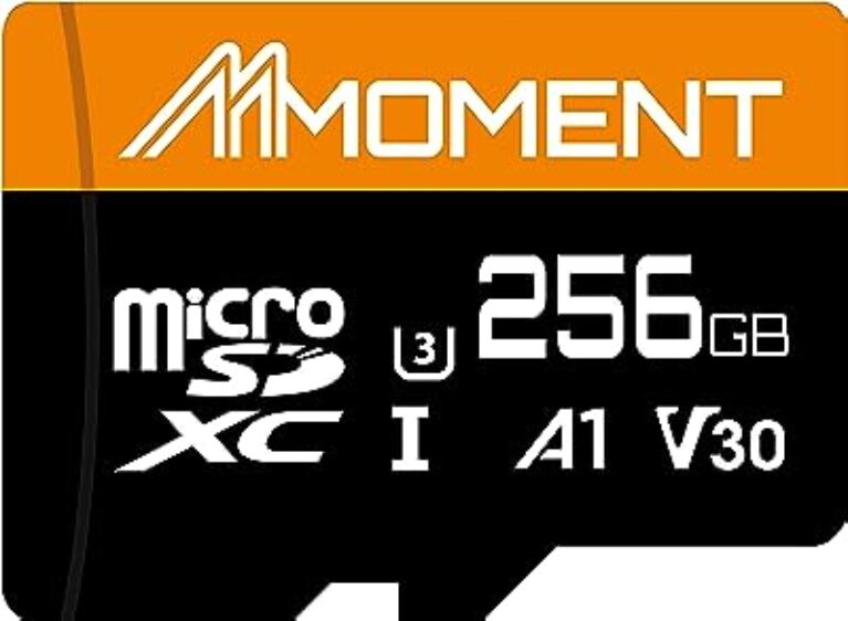 MMOMENT Micro SDXC Card 256GB Orange