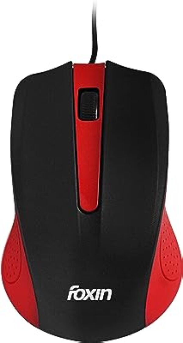 Foxin Classy-Red USB Mouse 6400 DPI