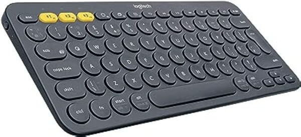Renewed Logitech K380 Bluetooth Keyboard Dark Grey