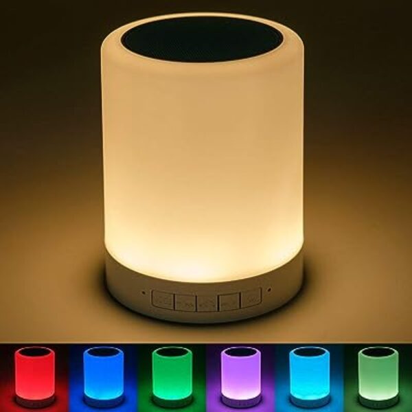 AJO Wireless Bluetooth Speaker with LED Mood Lamp