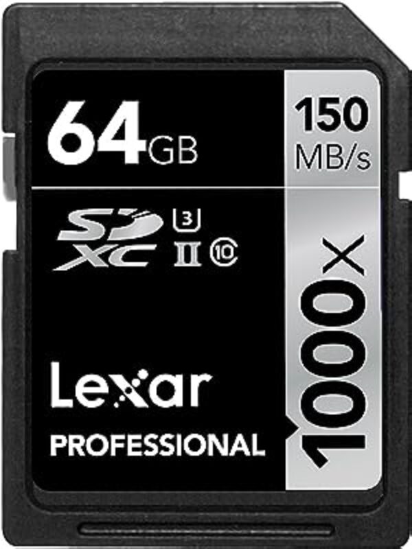 Lexar 64GB Professional SDHC/SDXC UHS II