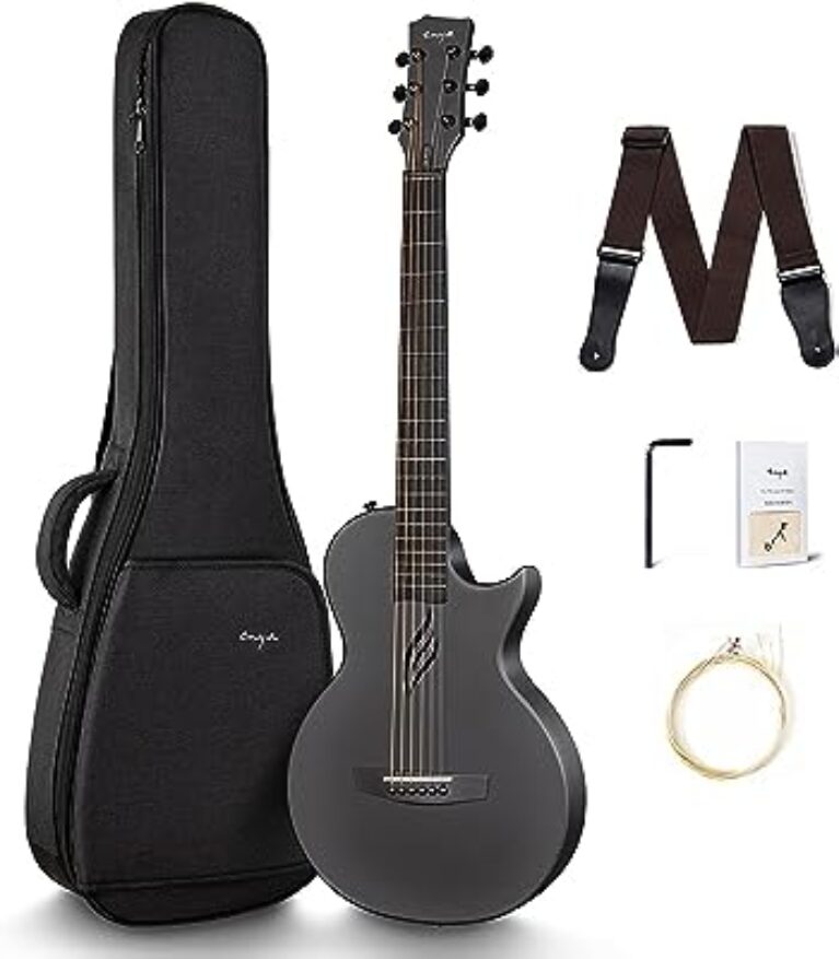 Nova Go 33" Carbon Fiber Acoustic Guitar (Black)