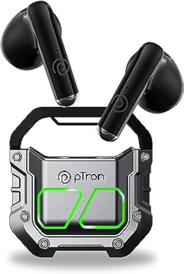 PTron Bassbuds Xtreme TWS Earbuds Grey/Black