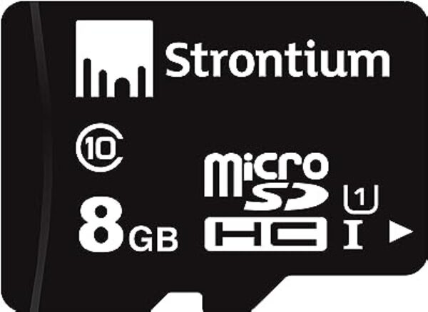 Strontium MicroSD Class 10-8GB Black