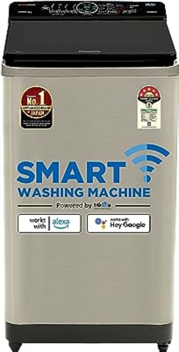 Panasonic 8 Kg Wifi Top Loading Smart Washing Machine NA-F80V10SRB