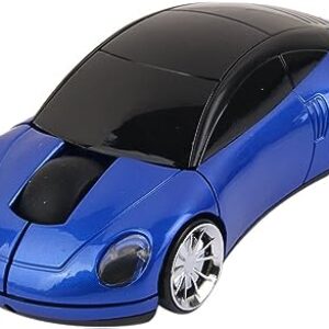 Microware Wireless Car LED Mouse - Blue