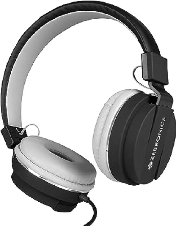 Zebronics Zeb-Storm Wired On Ear Headphone (Black)