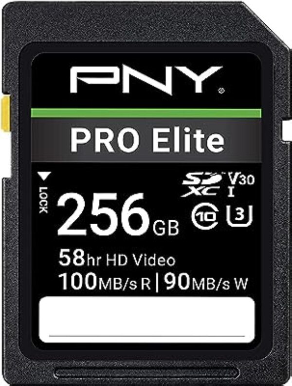 PNY PRO Elite 256GB SDXC Memory Card