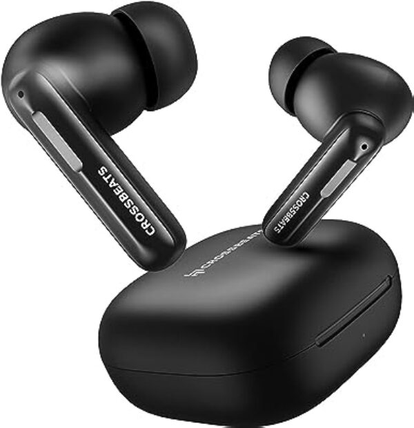 CrossBeats Revolt Hybrid Earbuds - Black