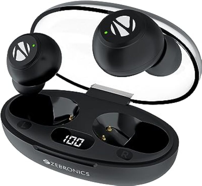 Zebronics Pods 2 Wireless TWS Earbuds Black