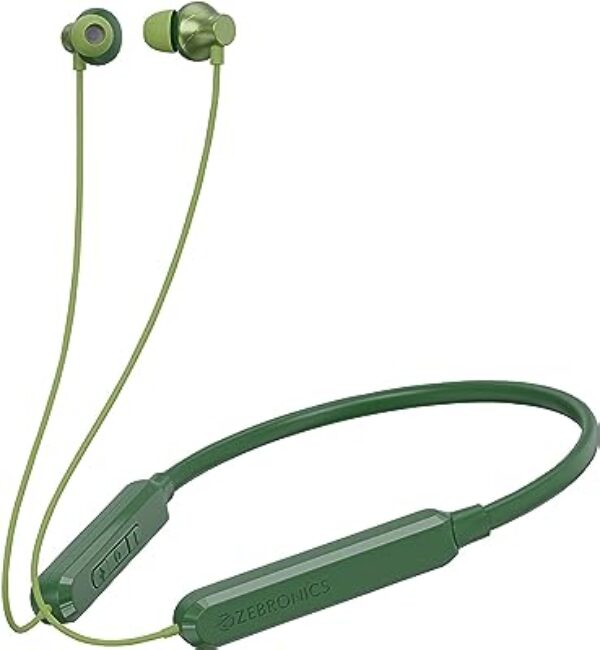 Zebronics Jumbo Lite Bluetooth Neckband (Green)