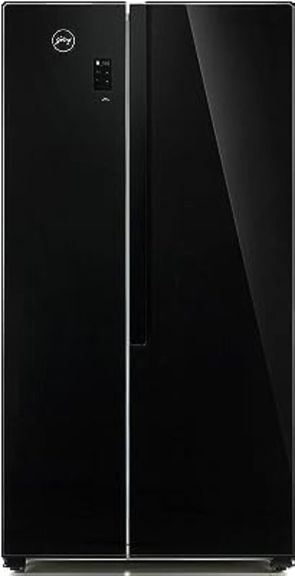Godrej 564L Side-By-Side Refrigerator Glass Black