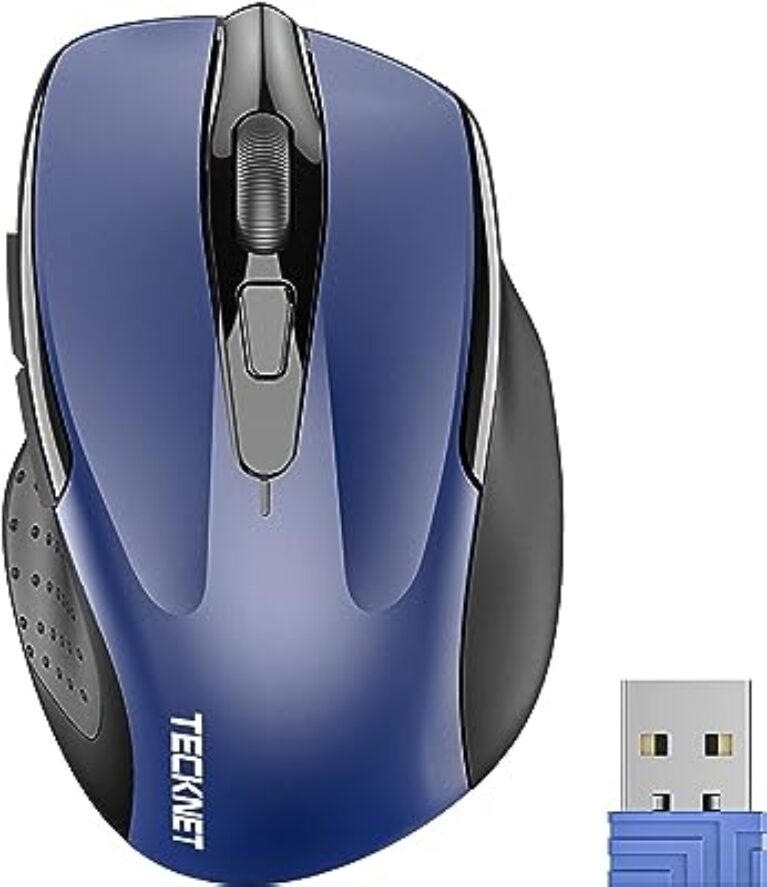Tecknet M003 Wireless Optical Mouse (Blue)