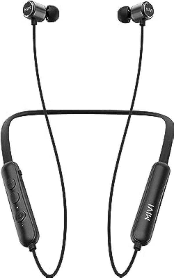Mivi Collar Flash Bluetooth Earphones (Black)