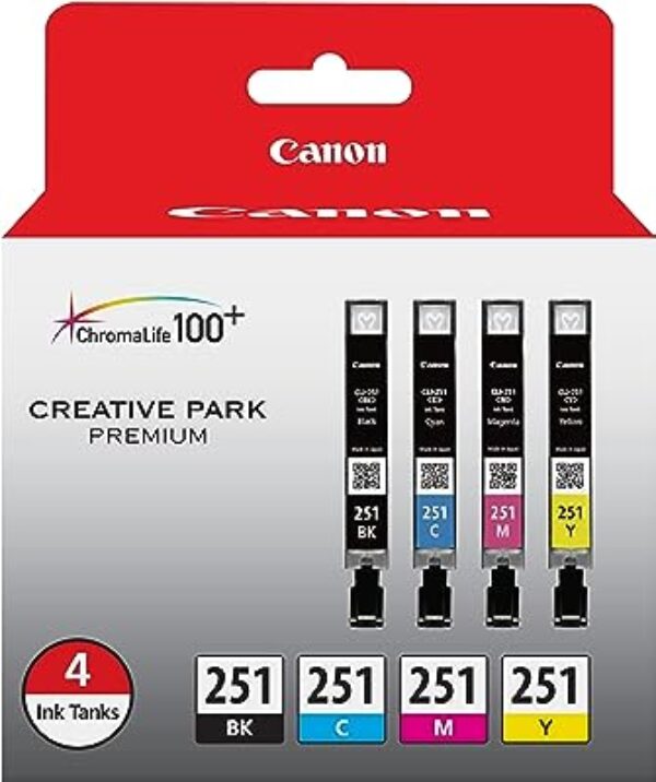 Canon CLI-251 Ink 4 PK Value Pack