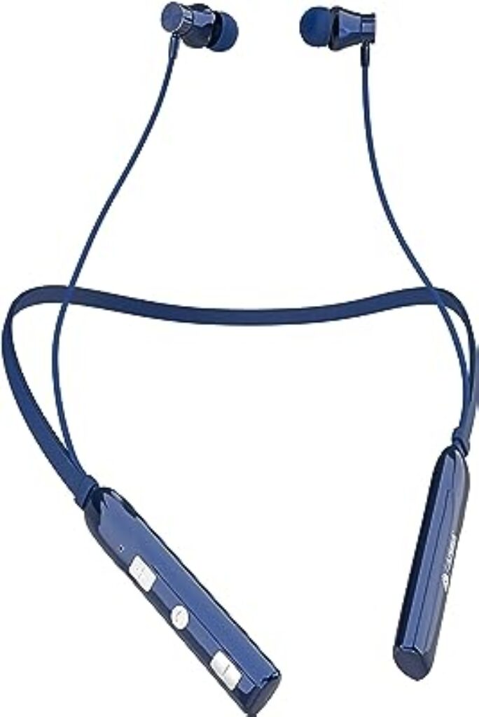 Aroma NB119 Platinum Bluetooth Wireless Ear Neckband (Blue)