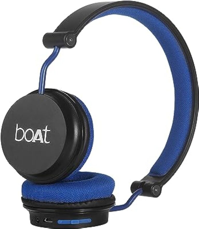boAt Rockerz 400 Bluetooth Headphones Black/Blue