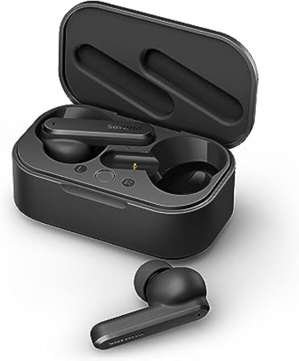Philips TWS Tat4506 Bluetooth Earbuds (Black)
