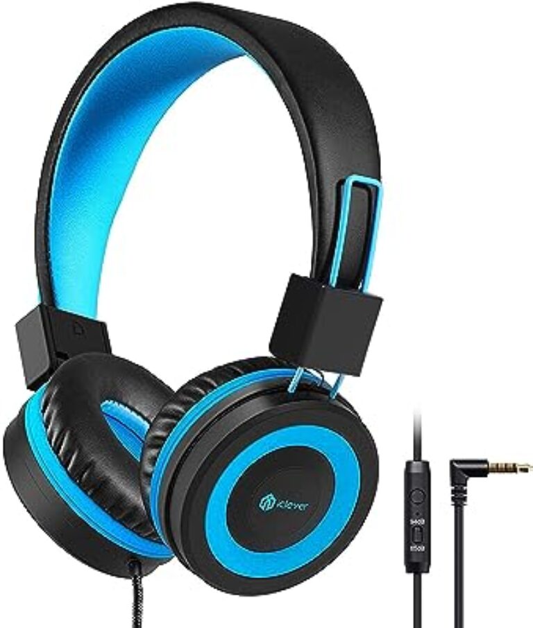iClever Kids Wired Headphones Blue