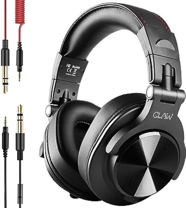 CLAW SM50 DJ Wired Headphones (Black)
