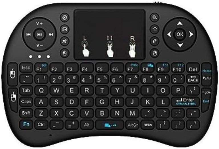 ShopAIS Mini Wireless Keyboard (Black)