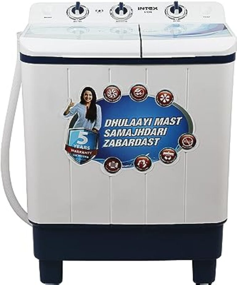 Intex 6.5 KG Semi Auto Washing Machine