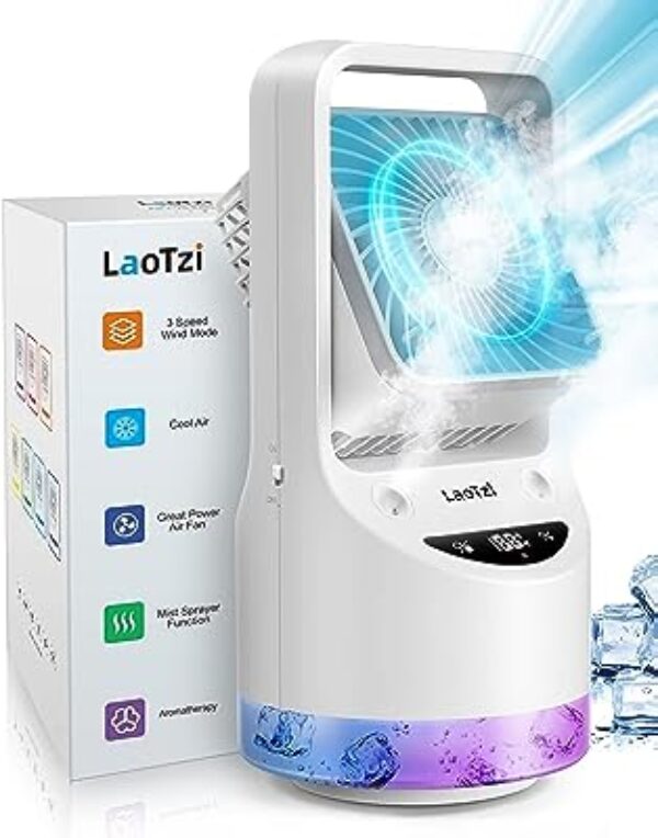 LaoTzi Rechargeable Portable Air Conditioner Fan