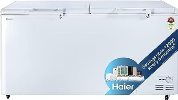 Haier HFC-588DM5 Double Door Refrigerator White