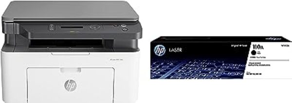 HP Laserjet 136w Monochrome Printer with Direct Wi-Fi & 110A Black Toner