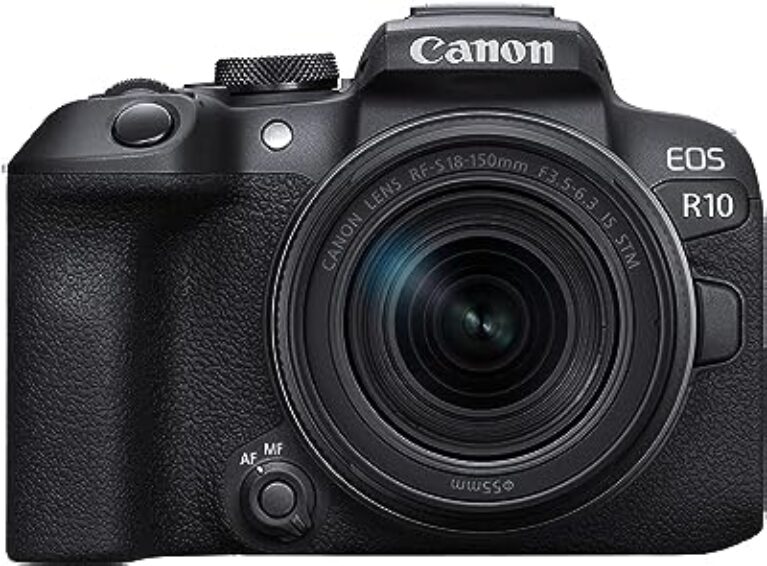 Renewed Canon EOS R10 Mirrorless Camera RF-S18-150mm Kit Black