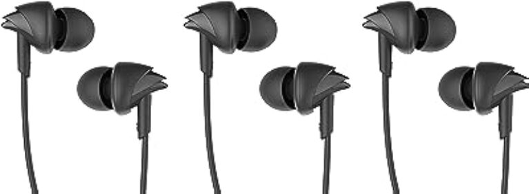 boAt BassHeads 100 Wired Headphones Black