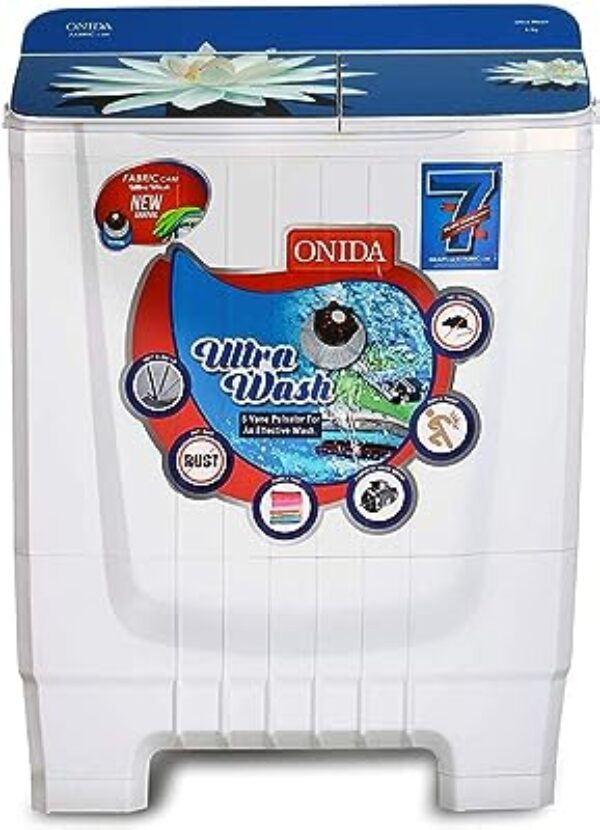 Onida 8kg 5 Star Ultra Wash Semi Auto Top Load Washing Machine