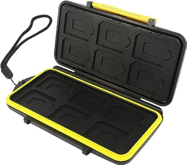 Memory Card Case Protector Cover Yellow