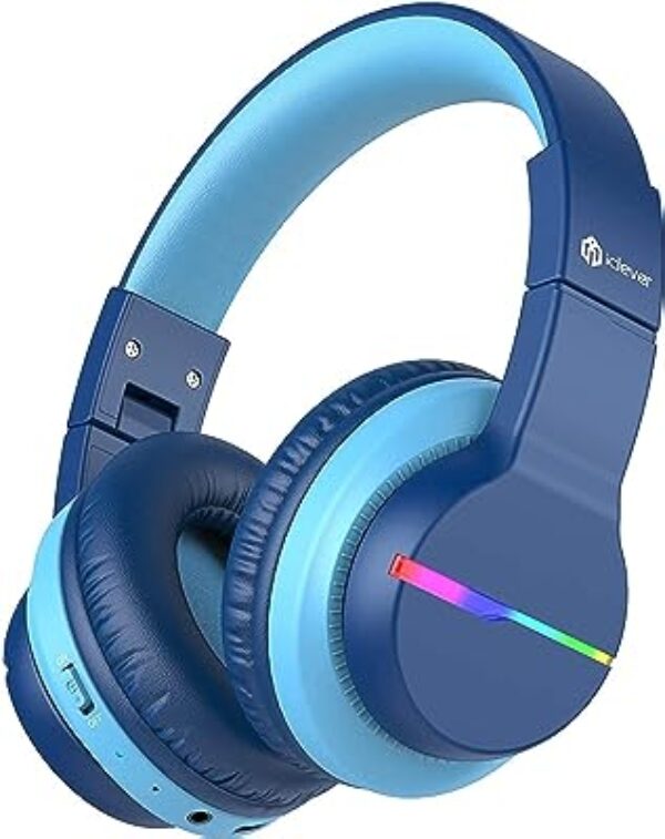 iClever BTH12 Bluetooth Kids Headphones Blue