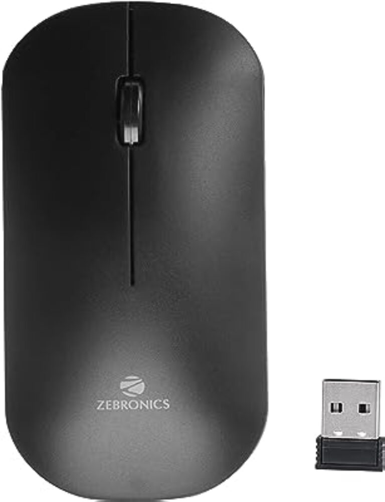 Zebronics Zeb Dazzle Wireless Mouse (Black)