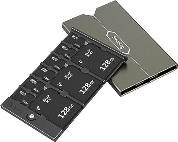 SMALLRIG Aluminum Memory Card Case - 2832 (Grey)