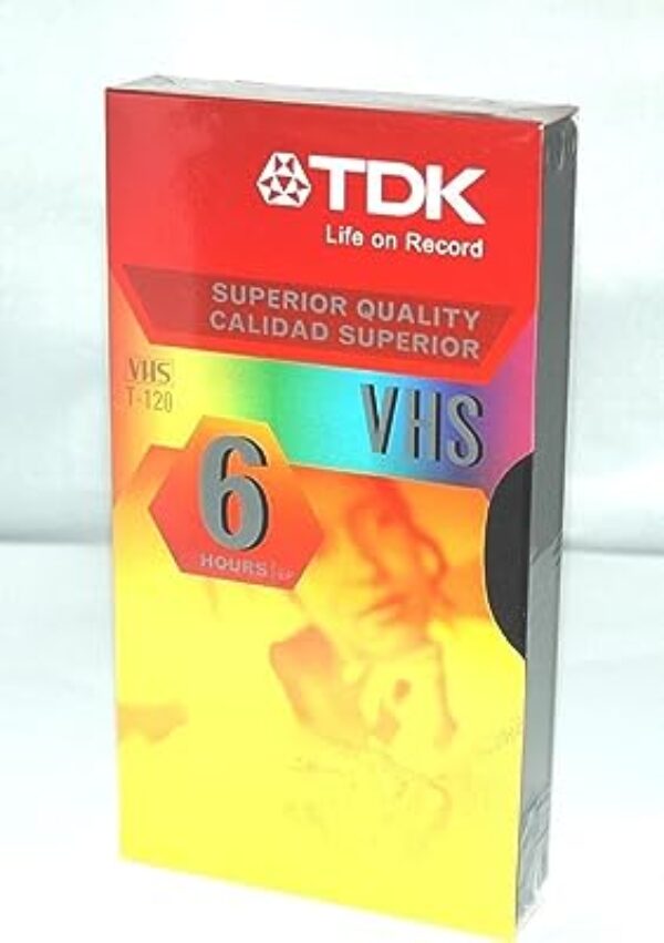TDK VHS Videotape Cassette
