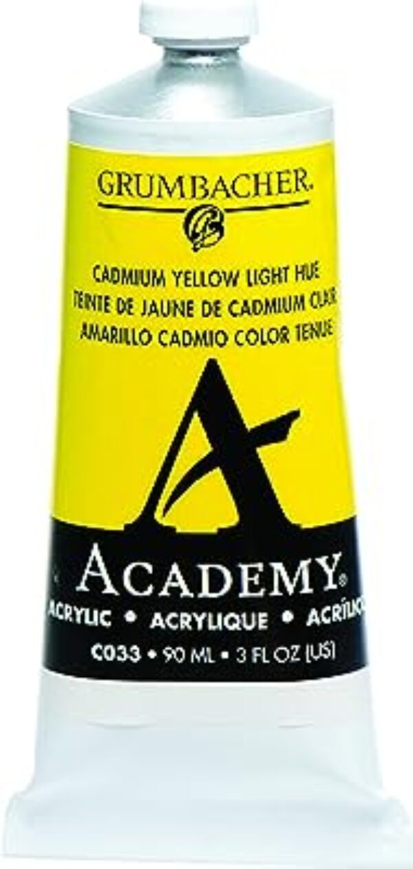Grumbacher Academy Acrylic Paint Cadmium Yellow Light
