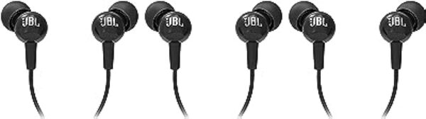 JBL C100SI Wired Earphones with Mic (Black)