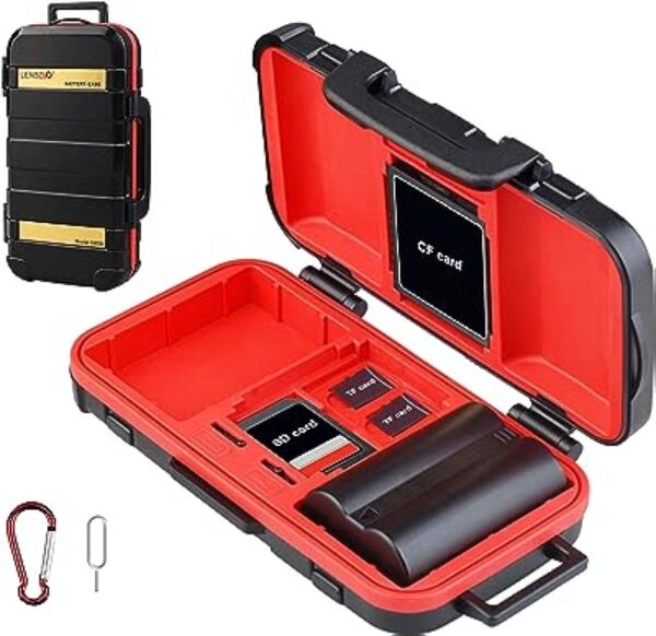 Waterproof Camera Battery Case Holder