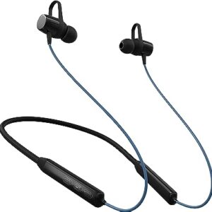 Amazon Basics Bluetooth Neckband Earbuds Blue