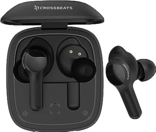 CrossBeats Torq Bluetooth Earbuds - Black